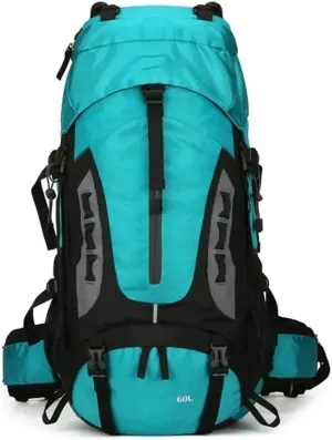 JSEIAJB 60L Camping Backpack Travel Bag Climbing Rucksack Hiking Storage Pack Outdoor Mountaineering Sports Shoulder Bags