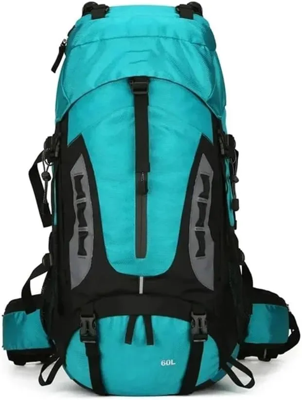 JSEIAJB 60L Camping Backpack Travel Bag Climbing Rucksack Hiking Storage Pack Outdoor Mountaineering Sports Shoulder Bags
