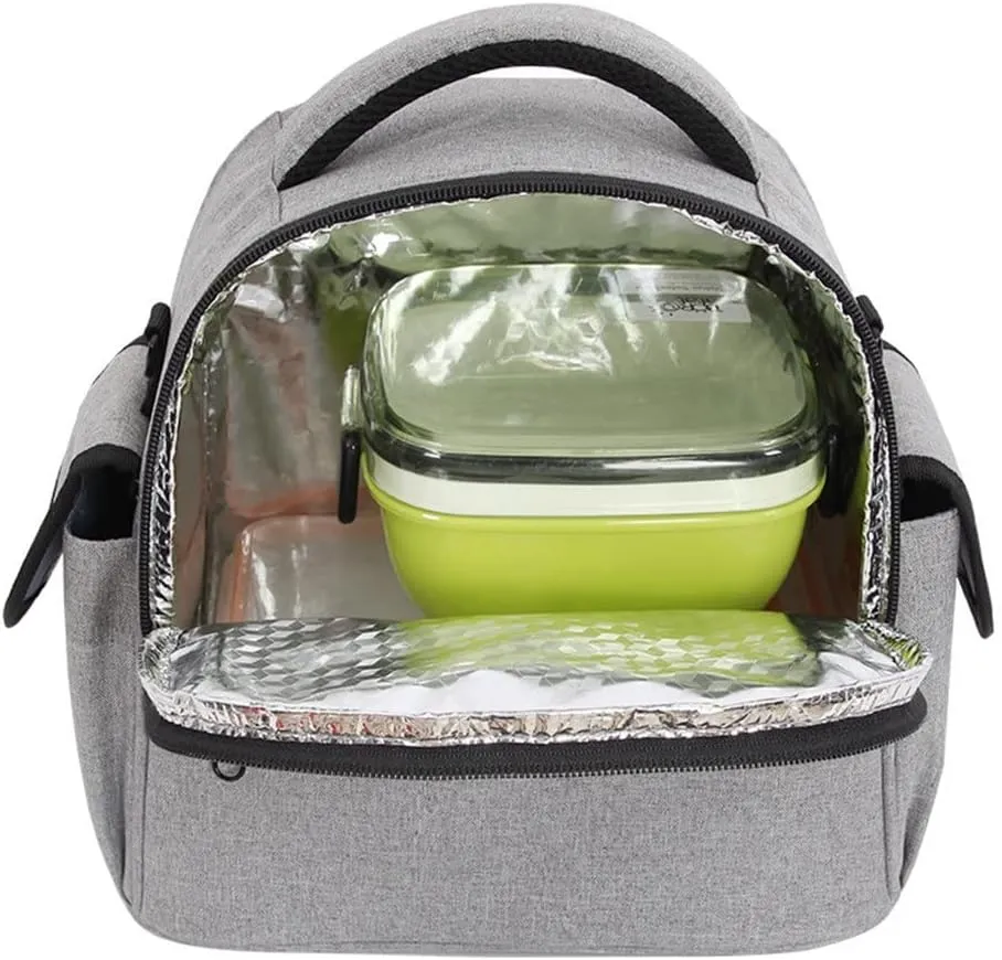 JSEIAJB Insulation Bag Multifunctional Lunch Box Bag Lunch Bag Fashion Shoulder Cold Ice Bag