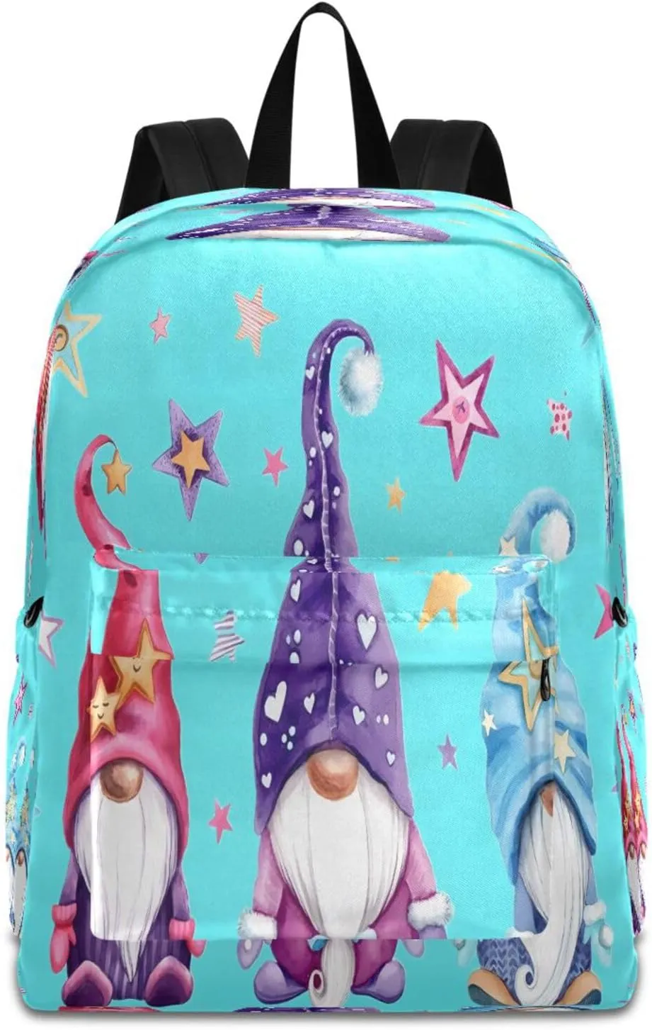JSTEL Gnome Backpack for School Elementary,Kid Bookbag Gnome Toddler Backpack Teenager School Backpack