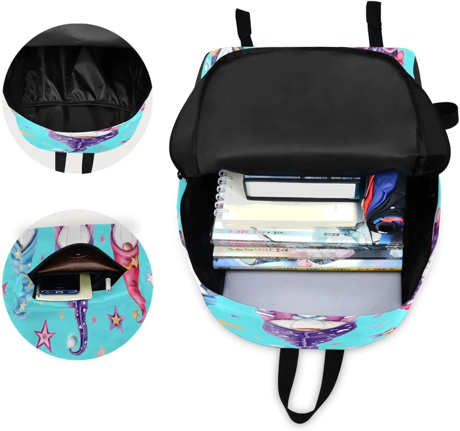 JSTEL Gnome Backpack for School Elementary,Kid Bookbag Gnome Toddler Backpack Teenager School Backpack