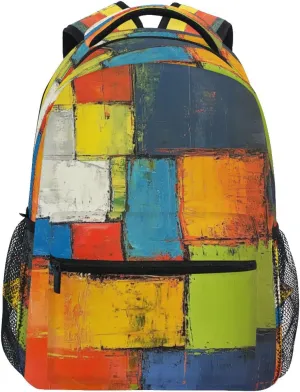 JSTEL Kid Graffiti Art Backpack,Elementary School Backpack Graffiti Art Kid Bookbag for Boy Girl Ages 5 to 13,033
