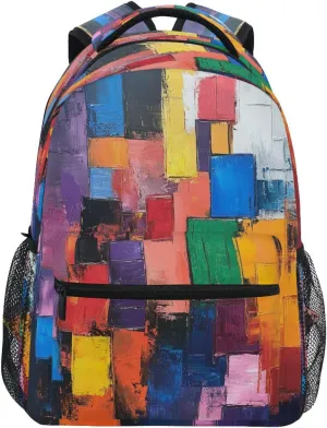 JSTEL Kid Graffiti Art Backpack,Elementary School Backpack Graffiti Art Kid Bookbag for Boy Girl Ages 5 to 13,035