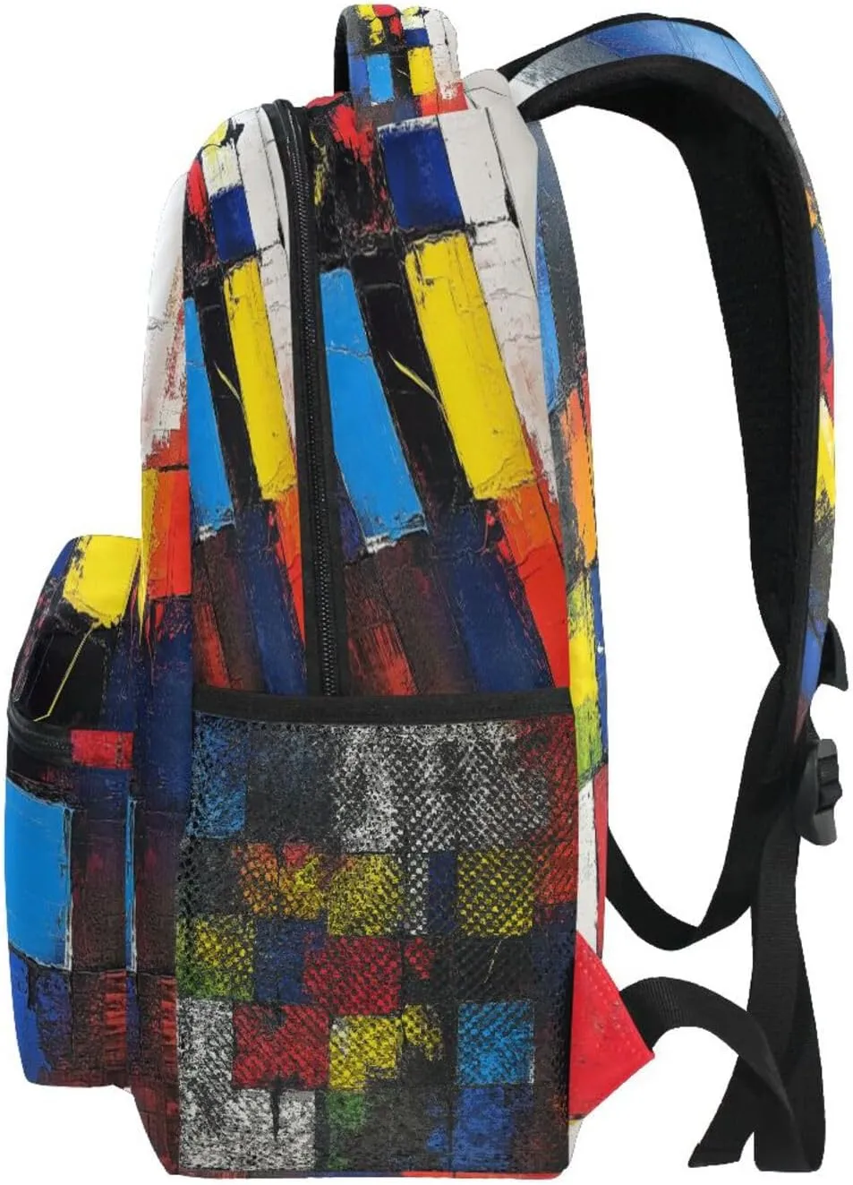 JSTEL Kid Graffiti Art Backpack,Elementary School Backpack Graffiti Art Kid Bookbag for Boy Girl Ages 5 to 13,09