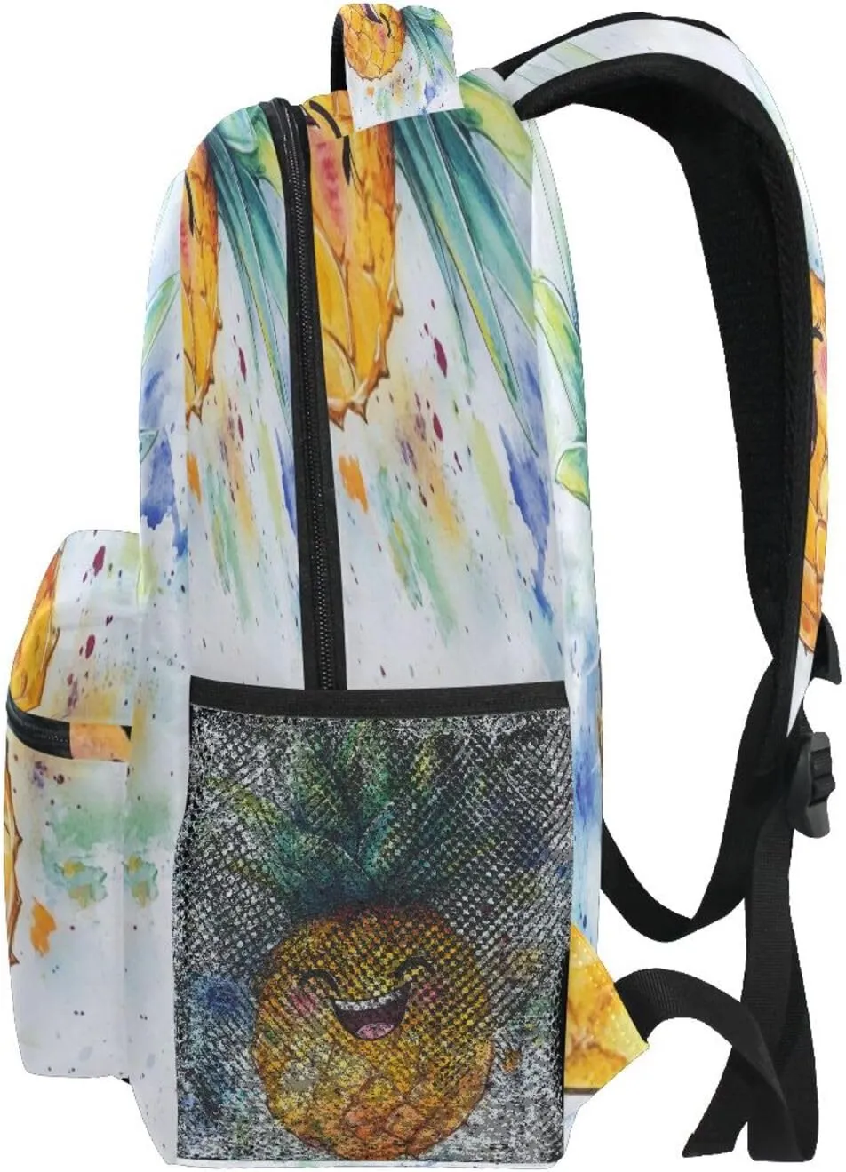 JSTEL Kid Pineapple Backpack,Elementary School Backpack Pineapple Kid Bookbag for Boy Girl Ages 5 to 13,04