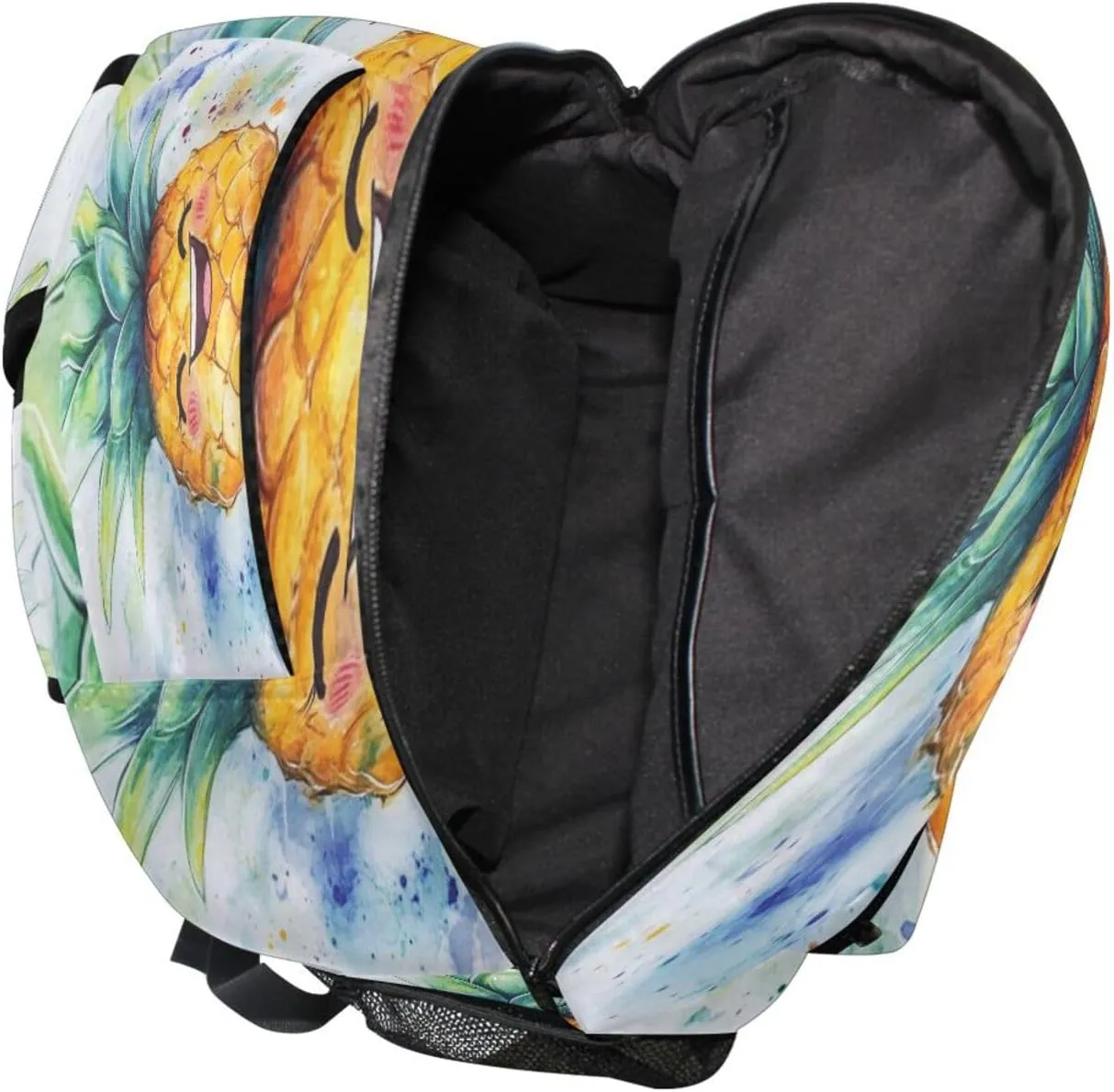 JSTEL Kid Pineapple Backpack,Elementary School Backpack Pineapple Kid Bookbag for Boy Girl Ages 5 to 13,04