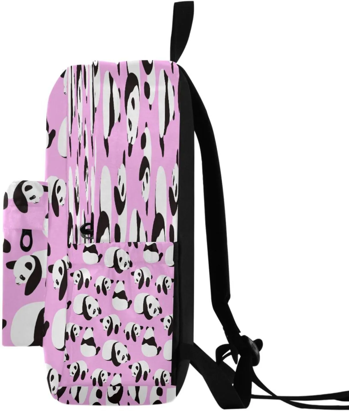 JSTEL Panda School Backpack for Kid 5-19 yrs,Panda Backpack Childen School Bag Polyester Bookbag