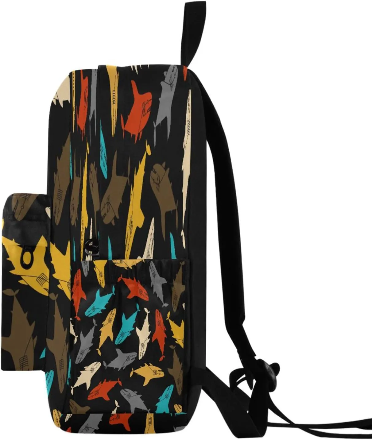 JSTEL Shark Backpack Toddler Teenager School Backpack Shark Kid Bookbag for Boys Girl Ages 5 to 19