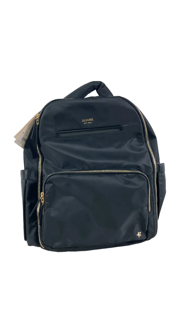 JuJuBe The Classic Diaper Backpack, Black
