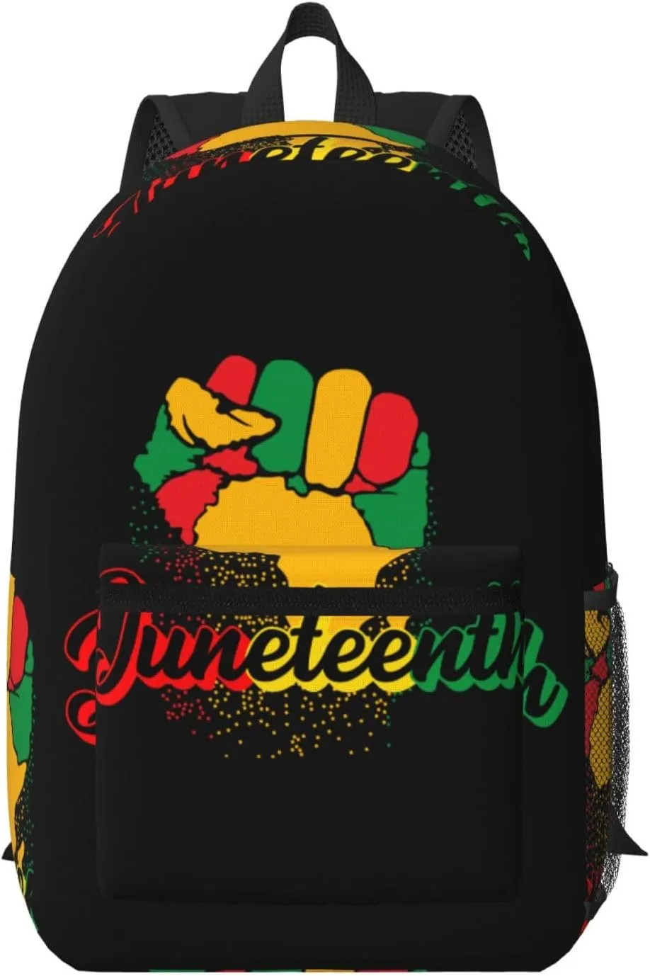 Juneteenth Fist Freedom Day Backpack for Worker Business Hiking Travel Shoulders Bag Fashion Backpack