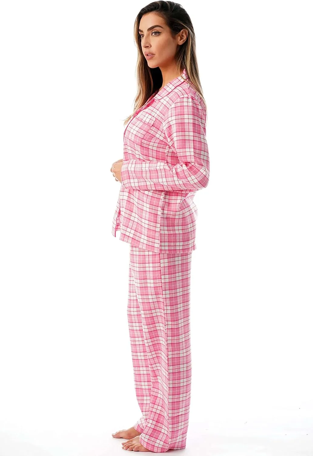 Just Love Long Sleeve Flannel Pajama Sets for Women