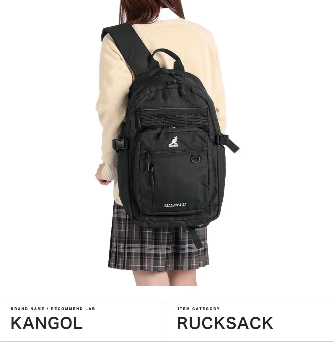 KANGOL(カンゴール) Casual Bag, Green, LL