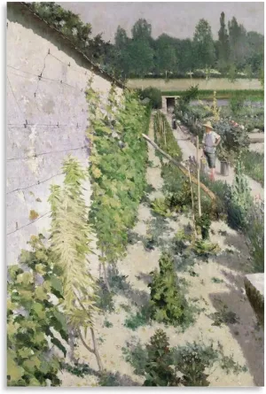 Karl Fredrick Nordstrom,Garden in Grez,art Prints,Vintage Art,canvas Wall Art,famous Art Prints, Poster Decorative Painting Canvas Wall Art Living Room Posters Bedroom Painting 12x18inch(30x45cm)