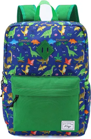 Kasqo Kids Backpack, Lightweight Toddler Backpack Children Bookbag for Preschool Kindergarten with Chest Strap