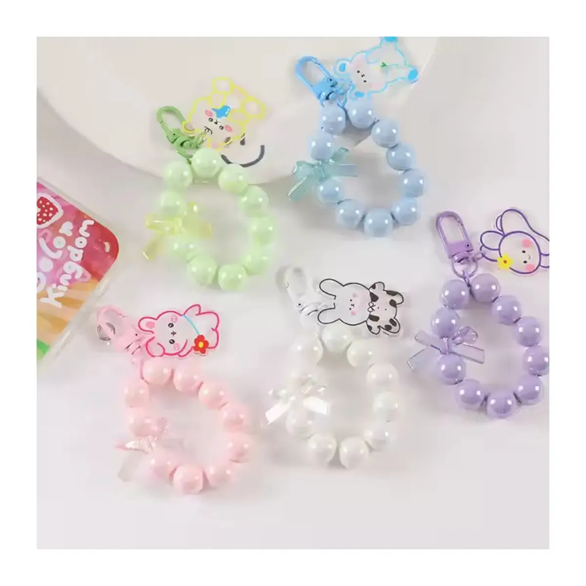 Keychain-Bubblegum Green Multifunctional