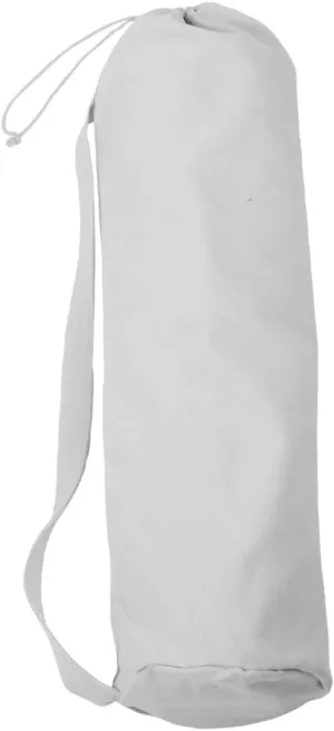 KICHOUSE Canvas Yoga Mat Carrier Bag with Shoulder Strap Capacity Yoga Mat Pouch for Home Gym and Fitness Color