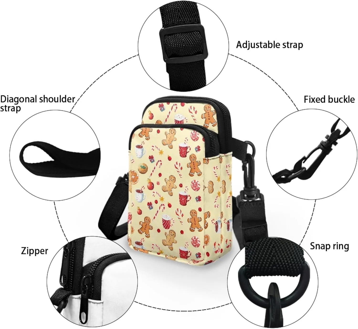 Kids Messenger Bag Over Shoulder Purse Crossbody for Women Cell Phones for Kids Girls