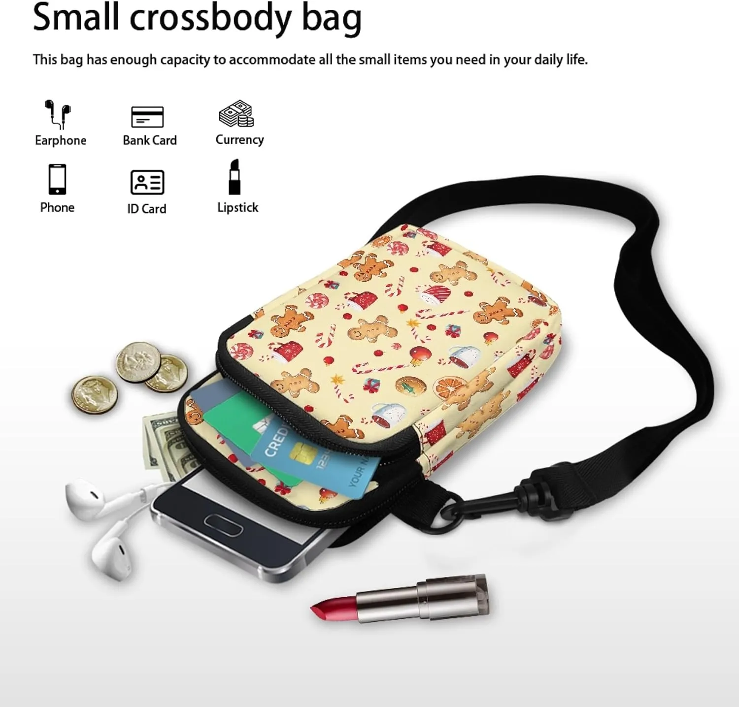 Kids Messenger Bag Over Shoulder Purse Crossbody for Women Cell Phones for Kids Girls