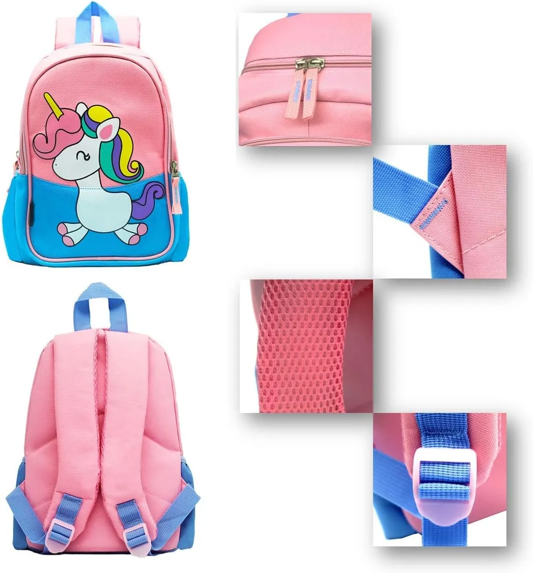 Kids Toddler Preschool Travel Backpack Cool Cute Cartoon Daypack (Little Blue Unicorn)
