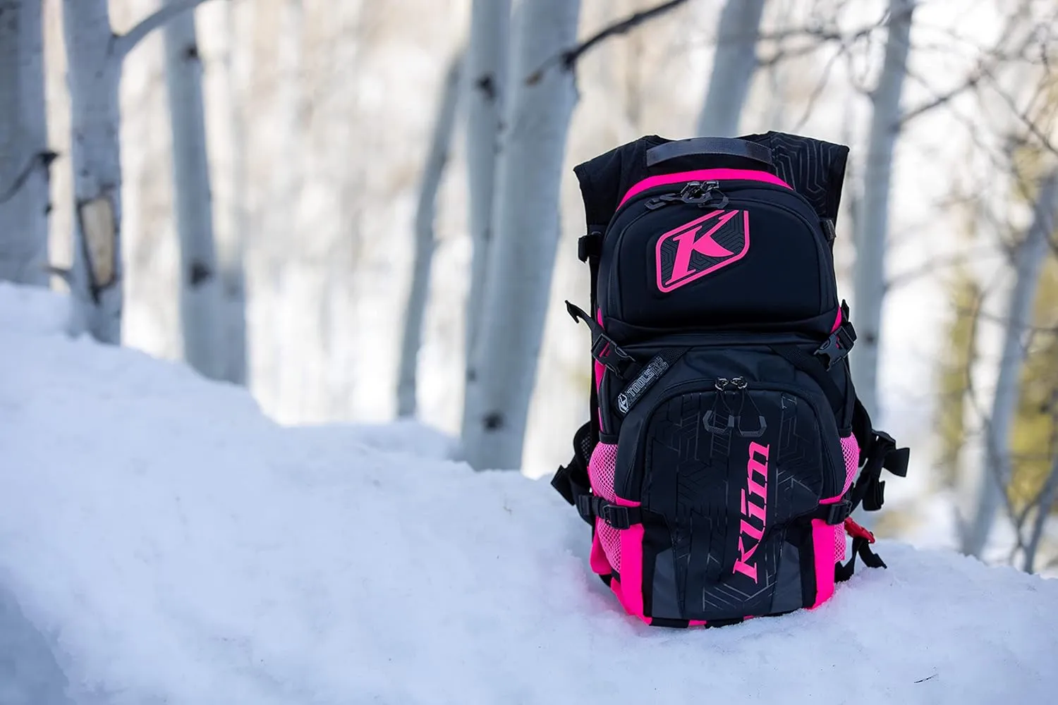 KLIM Nac Pak Technical Backpack (Black - Knockout Pink)