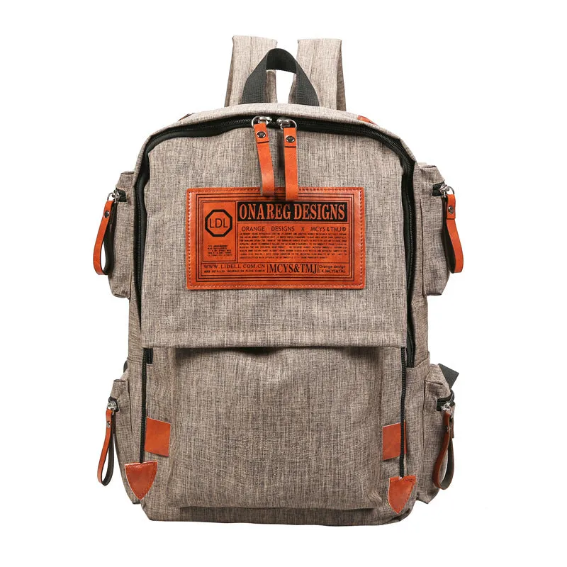 Korean Canvas Backpack, large capacity