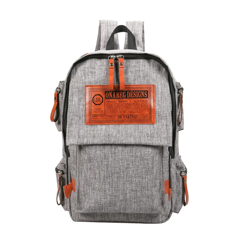 Korean Canvas Backpack, large capacity