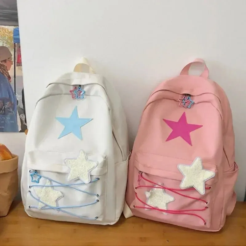 Korean Y2K Star Backpack
