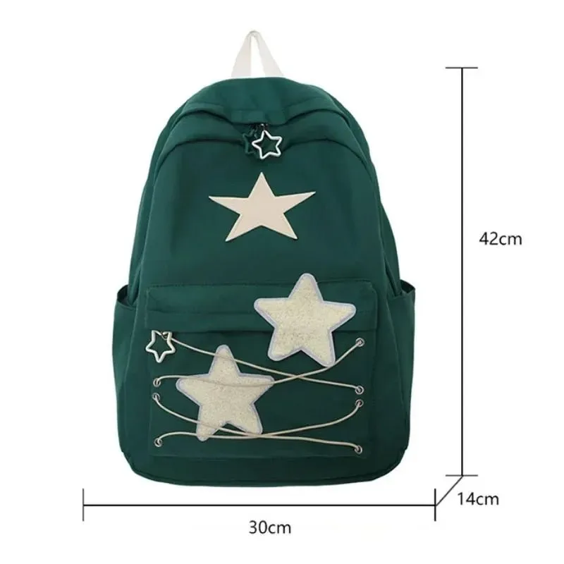 Korean Y2K Star Backpack