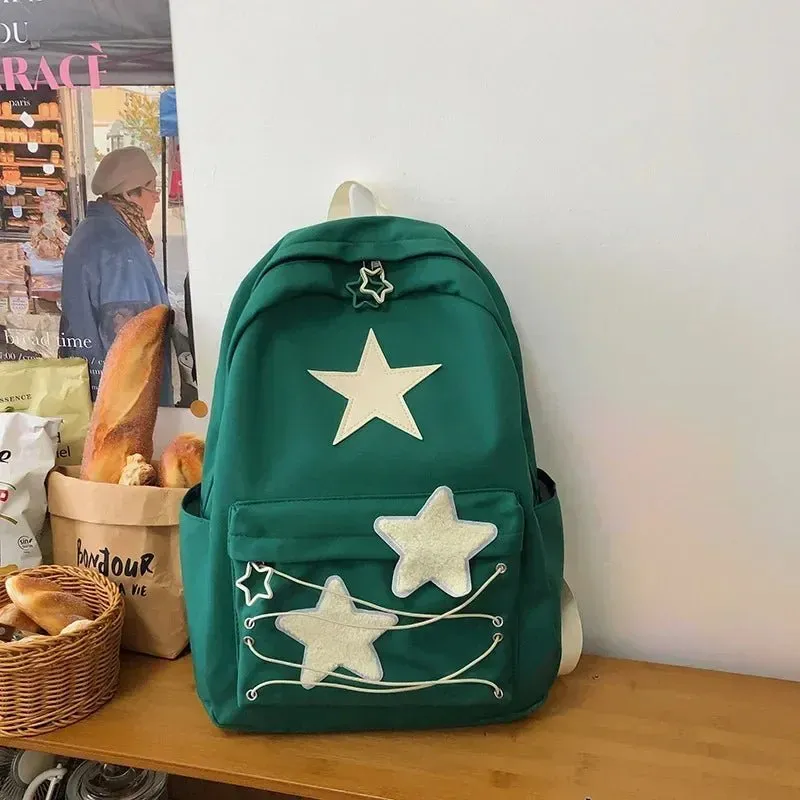 Korean Y2K Star Backpack