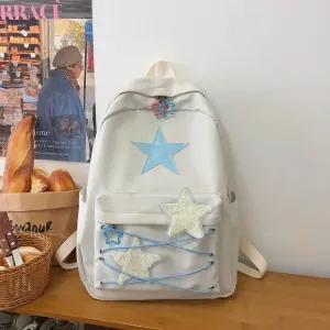 Korean Y2K Star Backpack