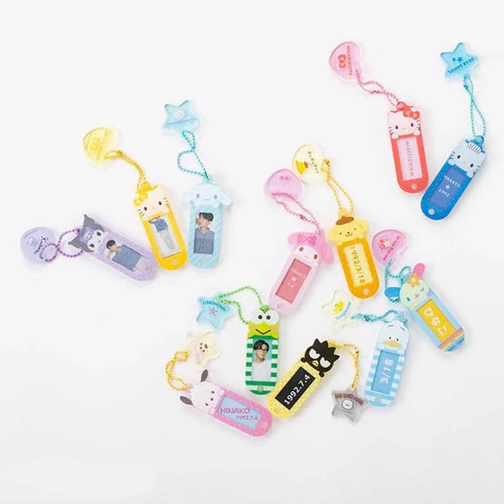Kuromi Name Tag Keychain