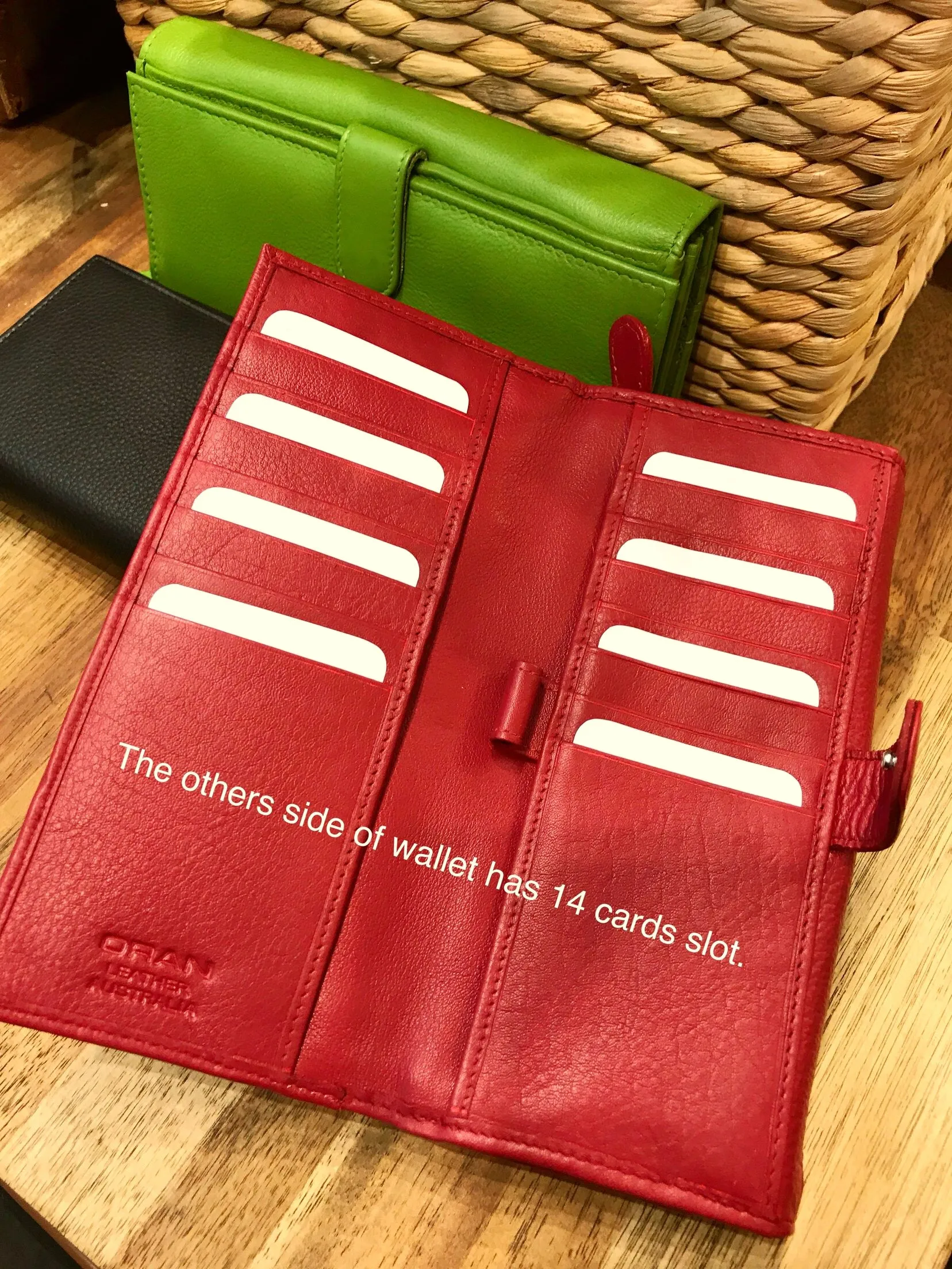 LA293 Large Ladies Wallet with Two Separate Compartments
