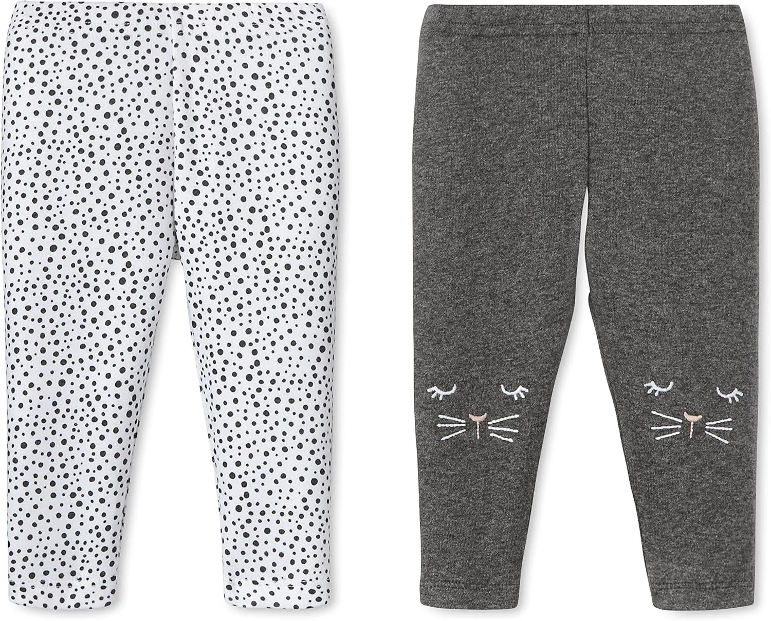 Lamaze Organic Baby Baby Girls' Pull on 2 Pack Leggings