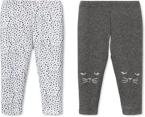 Lamaze Organic Baby Baby Girls' Pull on 2 Pack Leggings