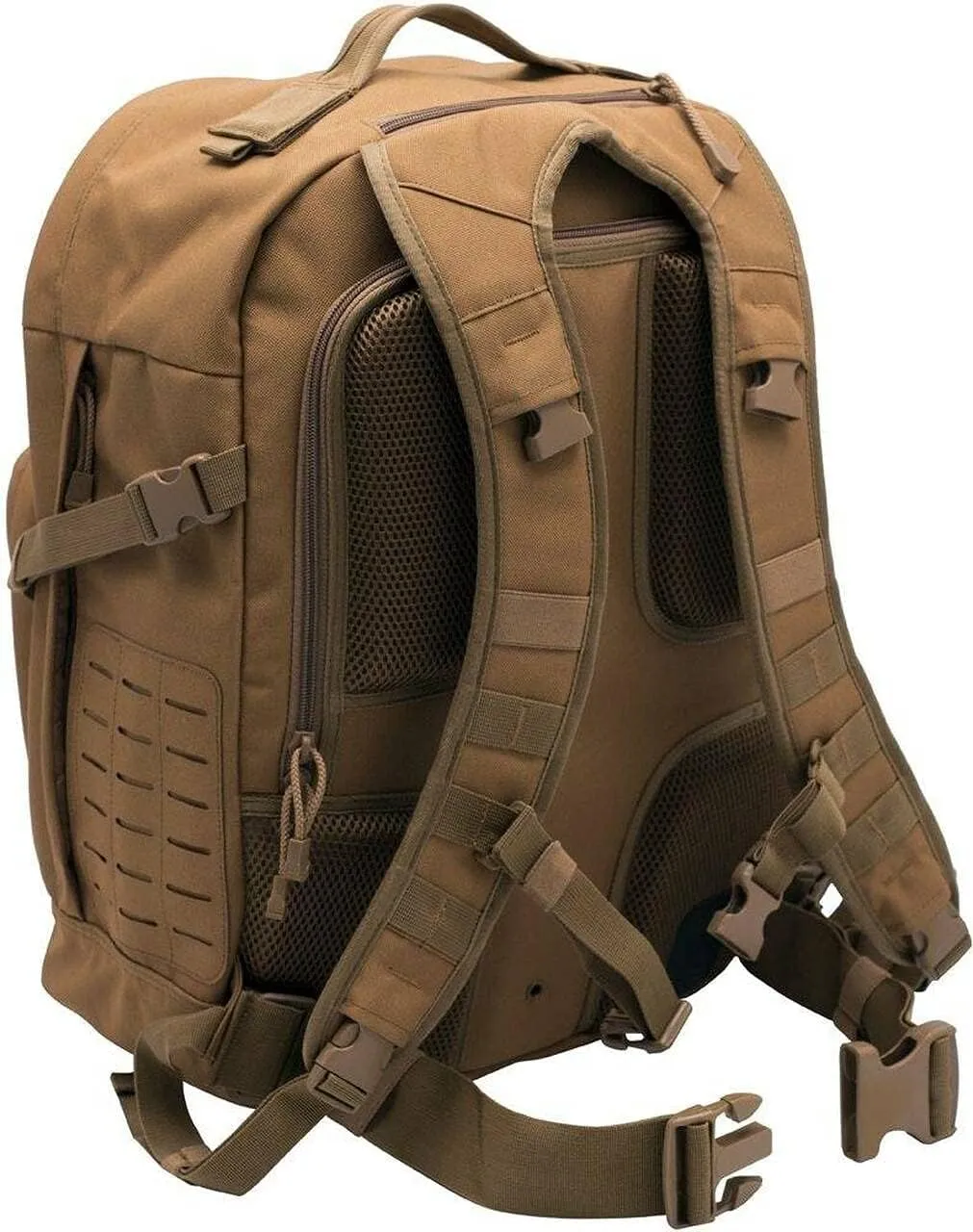 LAPG Atlas 24 Hour Tactical Backpack for Men & Women, Large Hiking Camping Bug Out Backpack, Combat Survival Gear Bag, Ranger Green