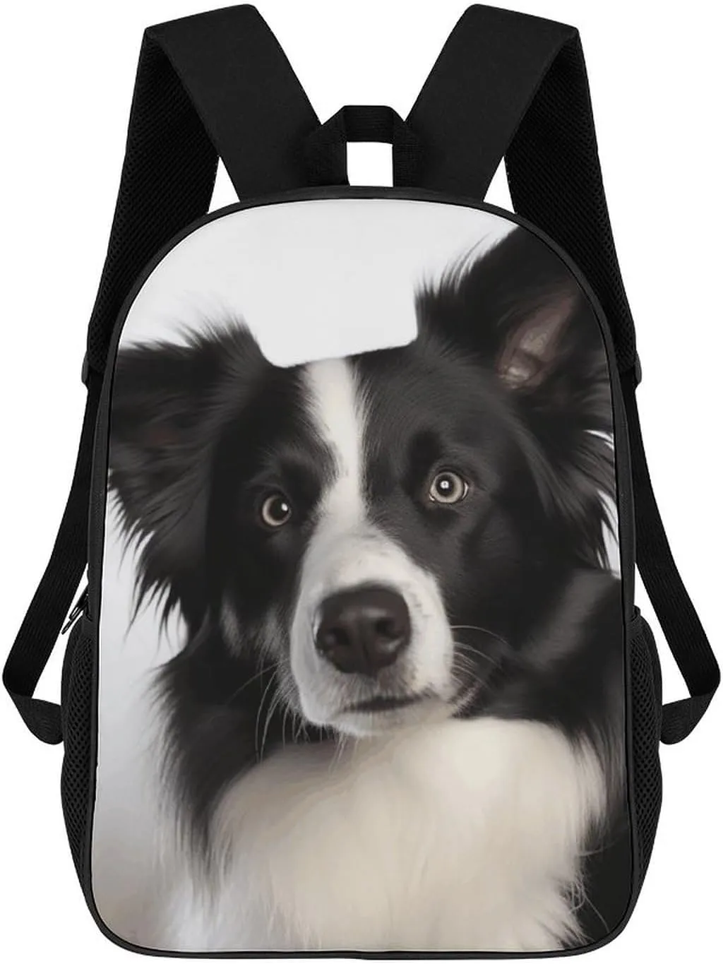 Laptop Backpack for Men 17 Inch Border Collie Work Casual Backpack Lightweight Travel Shoulder Bag