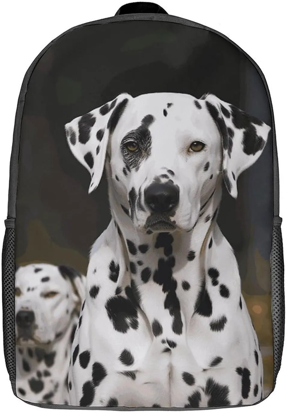 Laptop Backpack for Men 17 Inch Dalmatian Dog Work Casual Backpack Lightweight Travel Shoulder Bag