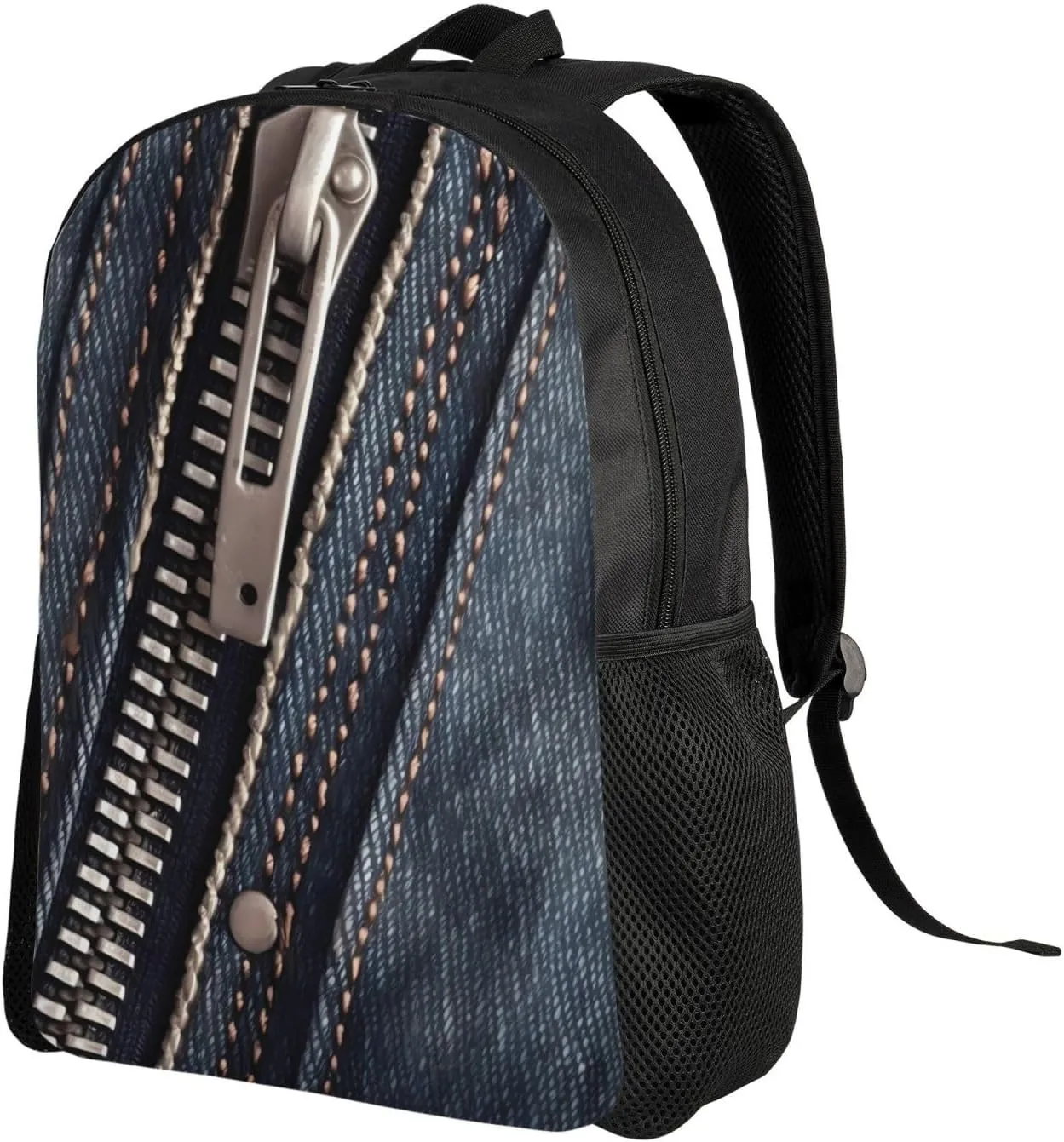 Laptop Backpack for Women Men Carry-on Backpack Open Zipper Daypack Lightweight Travel Shoulder Bags