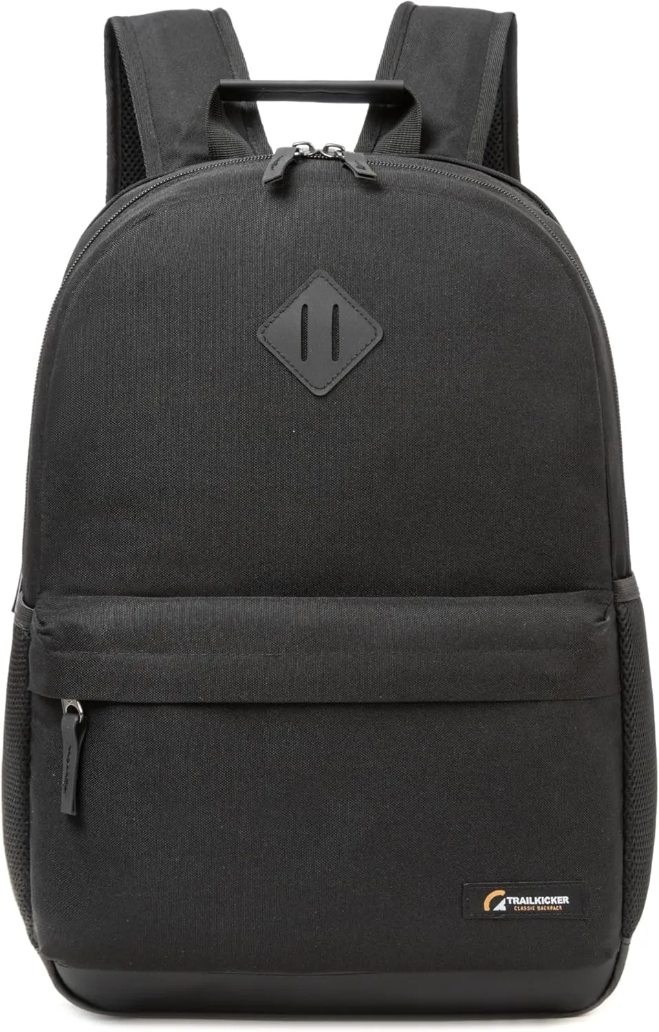 Laptop Backpack with Water Resistant Bookbag - Computer Bag with 2 Compartments, Ergonomic Shoulder Straps, 17 Inch Laptop Sleeve, Haul Handle - Book Rucksack - Black