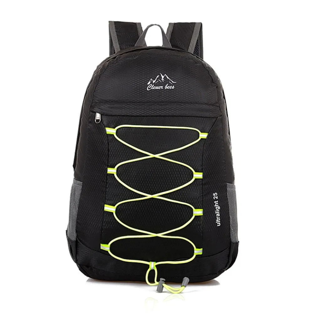 Large Backpack Outdoor Trekking Reflective Waterproof Foldable Rucksacks Bag for Hiking Camping Mountain Climbing