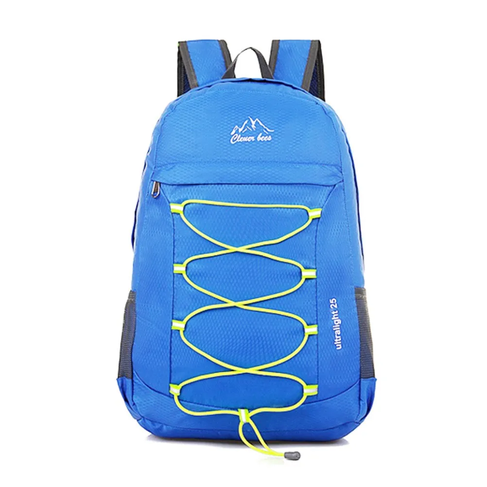 Large Backpack Outdoor Trekking Reflective Waterproof Foldable Rucksacks Bag for Hiking Camping Mountain Climbing