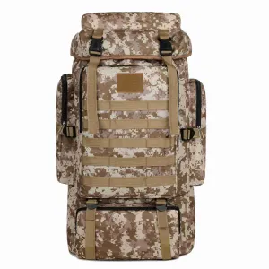 Large Capacity Hiking Backpack Outdoor Camping Rucksack