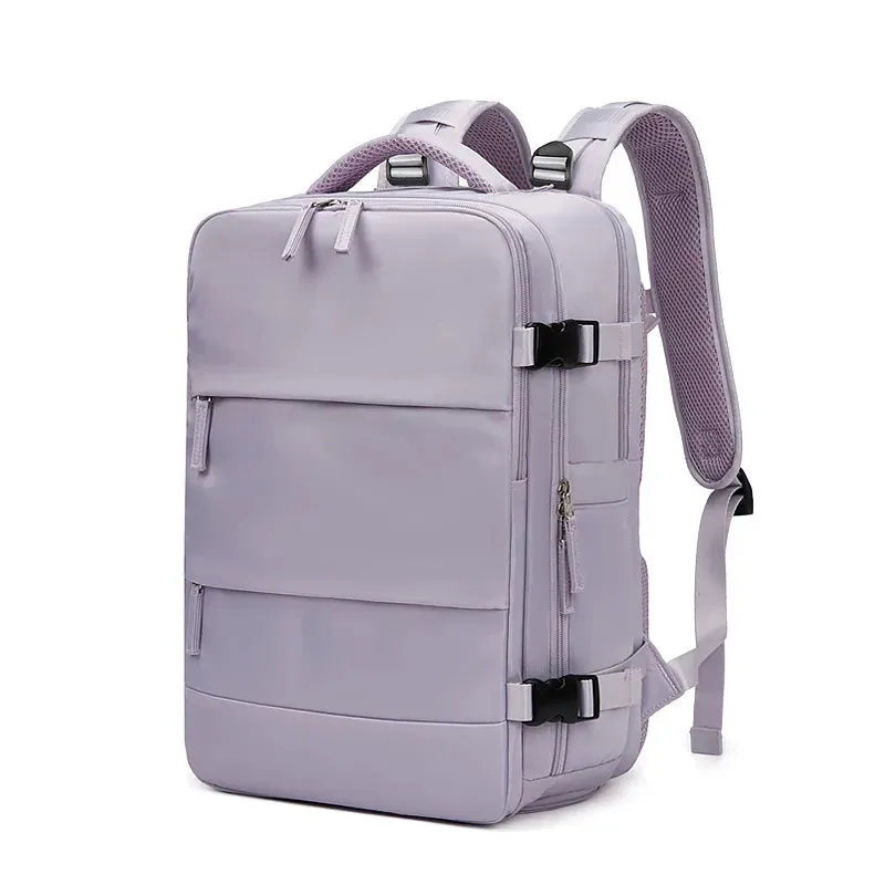 Large Capacity Multi-Function Women's Travel Backpack Bag Suitcase USB Charging School Bags Woman Luggage Lightweight Bagpacks