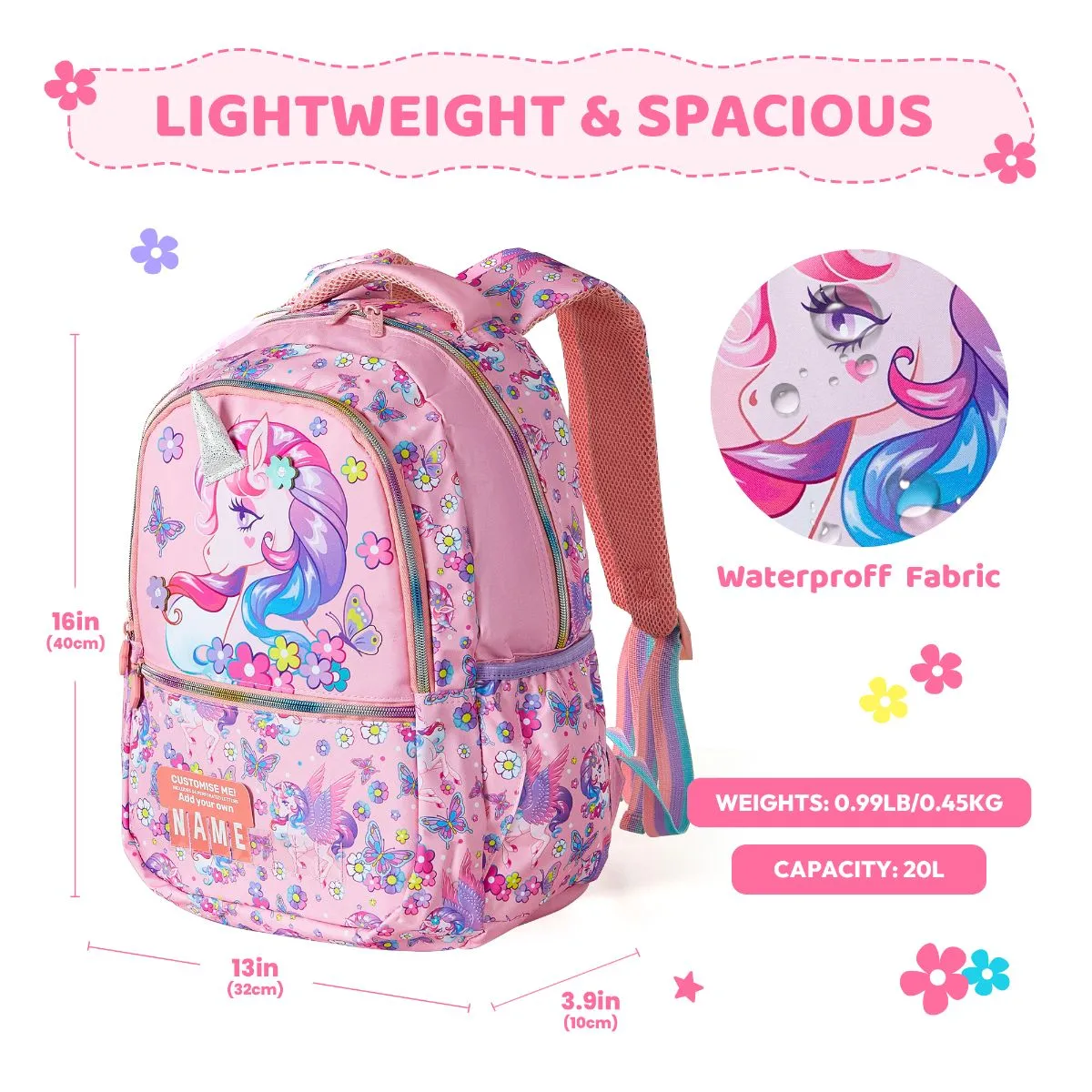 Large Capacity Practical Unicorn Backpack
