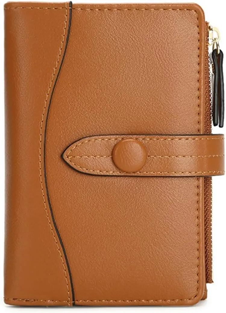 Large Capacity Women's Purse Multi-functional Short Japanese Money Clip(white-Patch five-pointed star4)