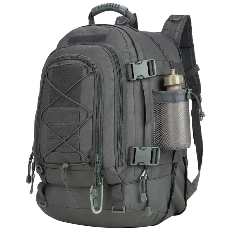 Large Military Tactical Backpack - 60L Expandable Hiking Pack