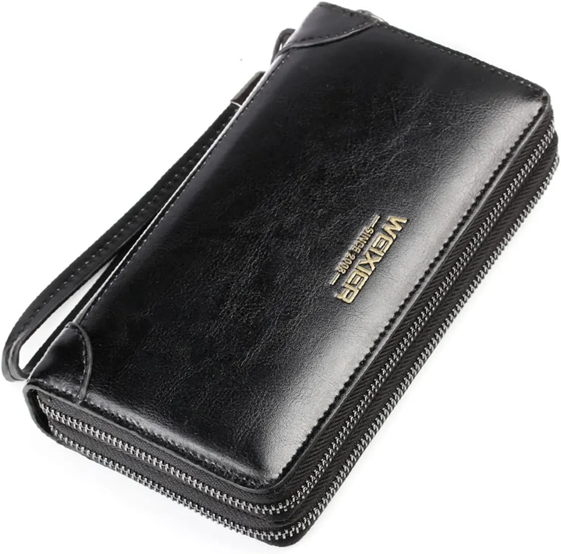 Large Wallet Clutch Long Leather Phone Purse Business Hand Clutch Bag Card Holder Travel Wallet for Men Women Father Husband