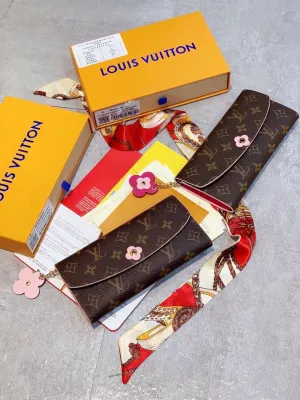 LB1035 LV Long Wallets / 7.4x3.9x0.8inch