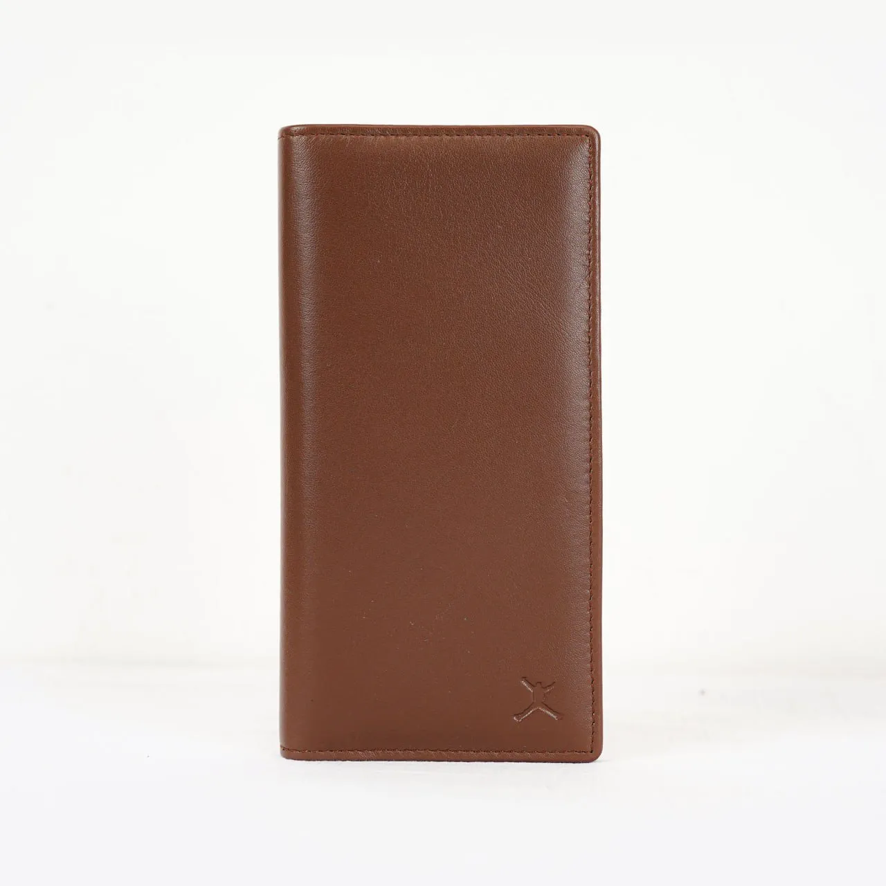 Leather Long Wallet - Tan