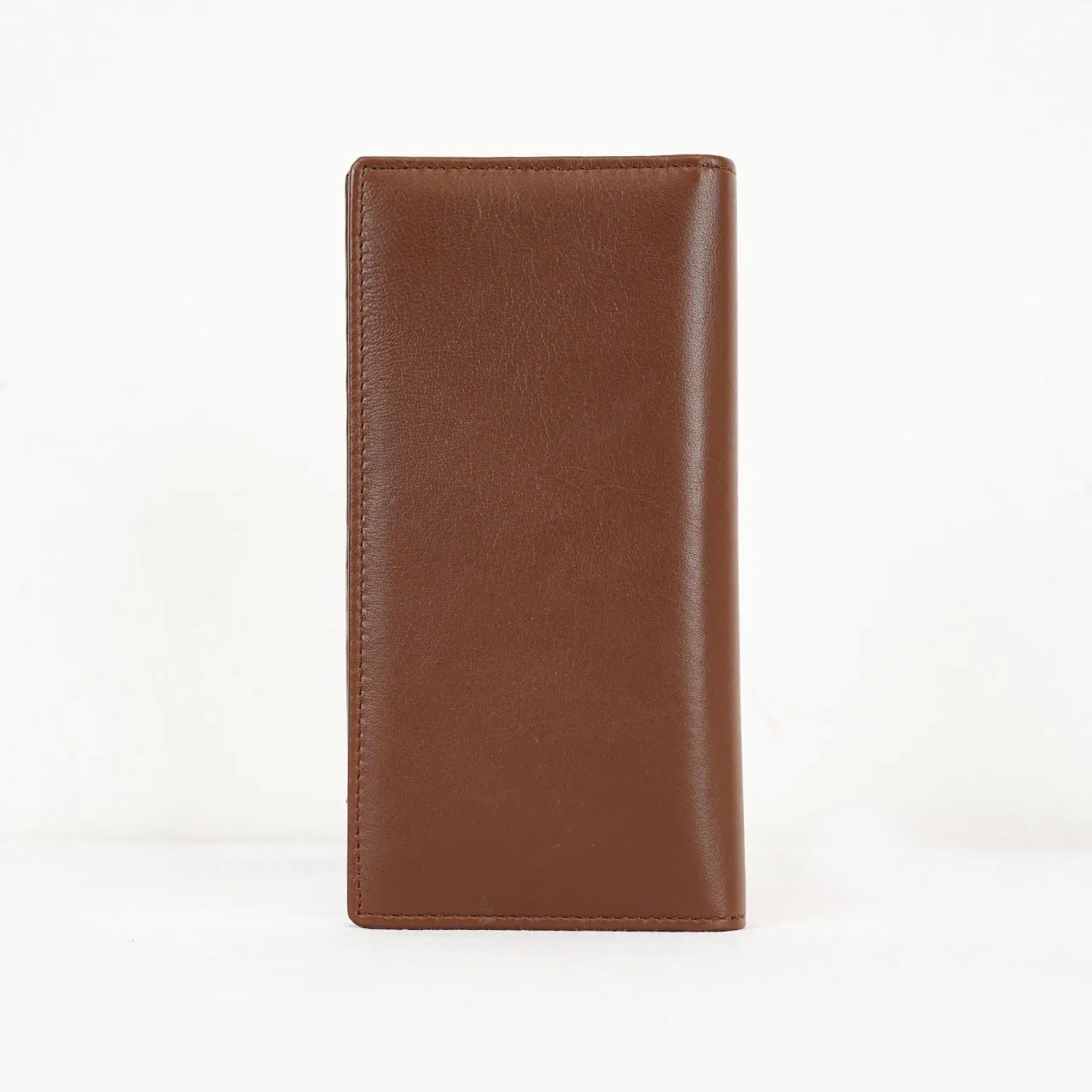 Leather Long Wallet - Tan
